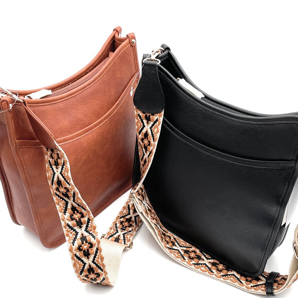 Women's Guitar Strap Curved Crossbody Bag New